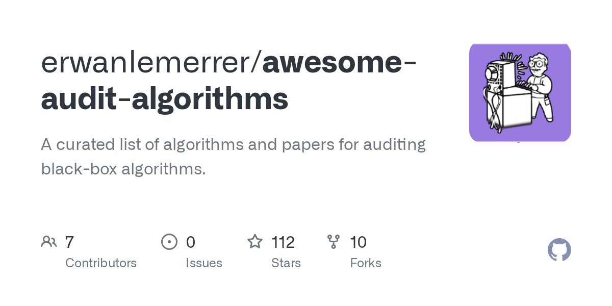erwanlemerrer/awesome-audit-algorithms preview