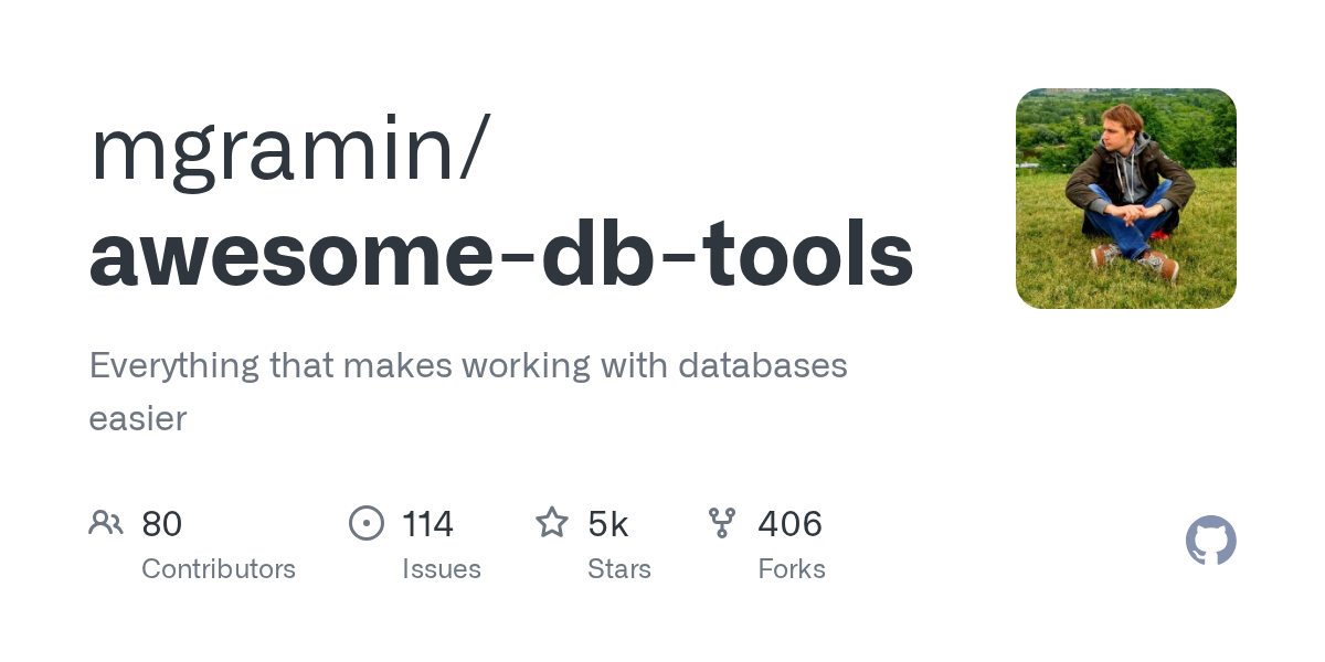 mgramin/awesome-db-tools preview
