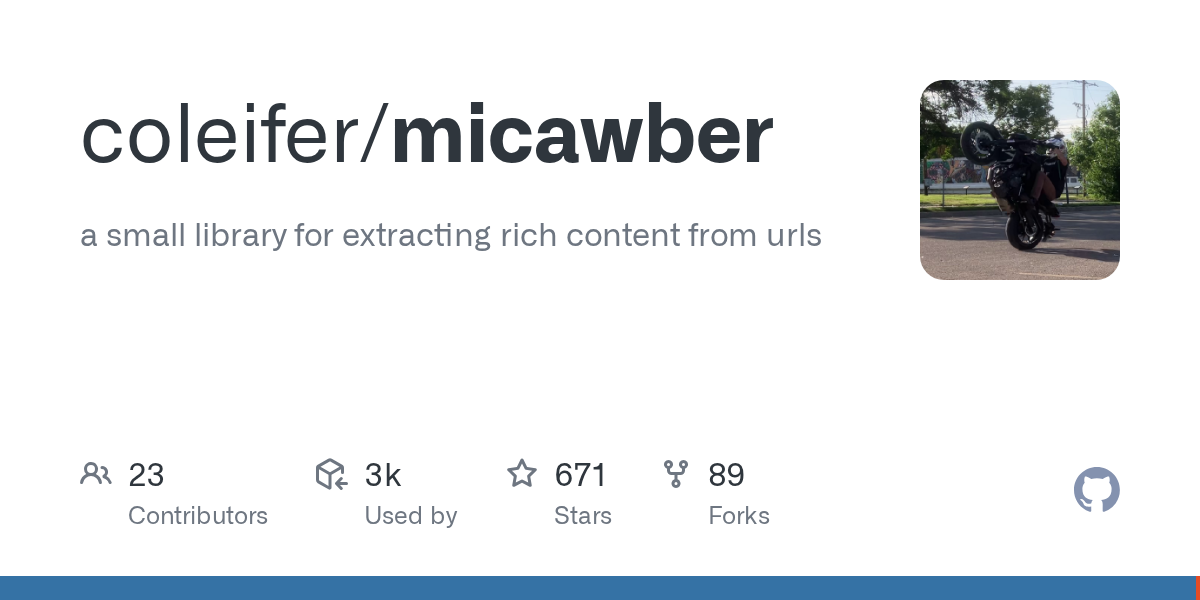 coleifer/micawber preview