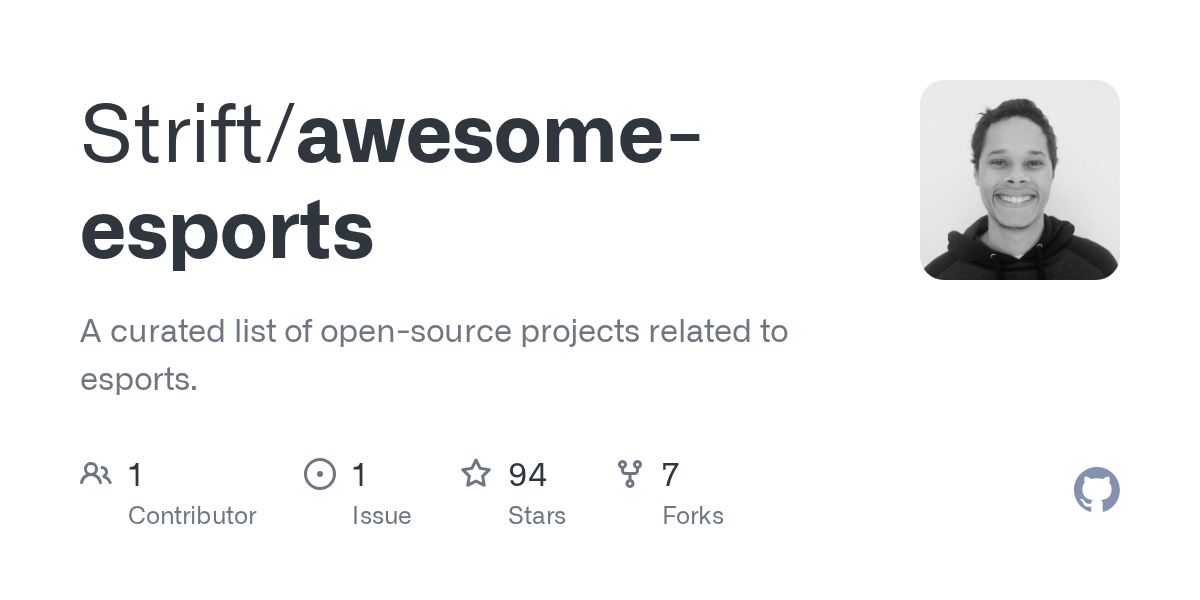 Strift/awesome-esports preview