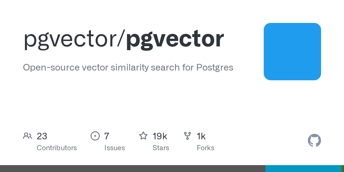 pgvector/pgvector preview