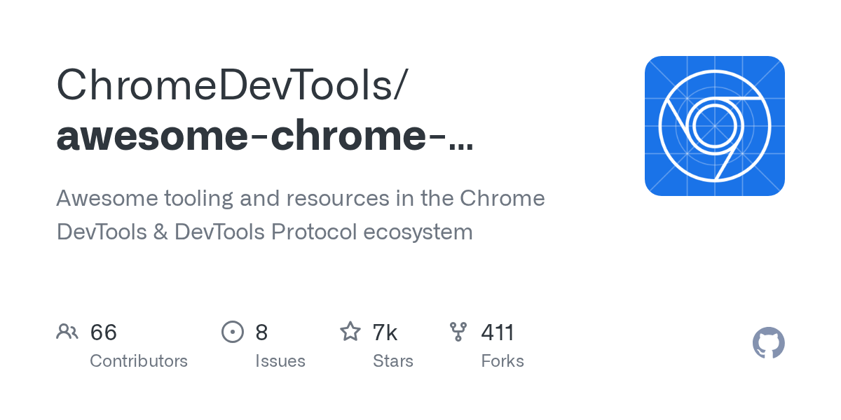 ChromeDevTools/awesome-chrome-devtools preview