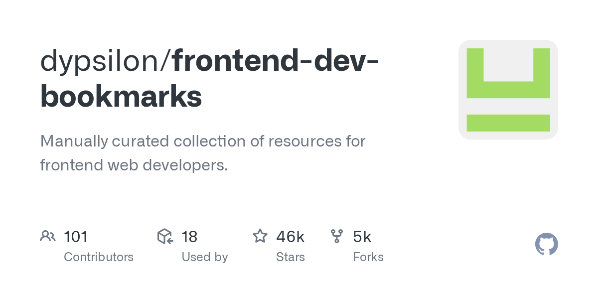 dypsilon/frontend-dev-bookmarks preview