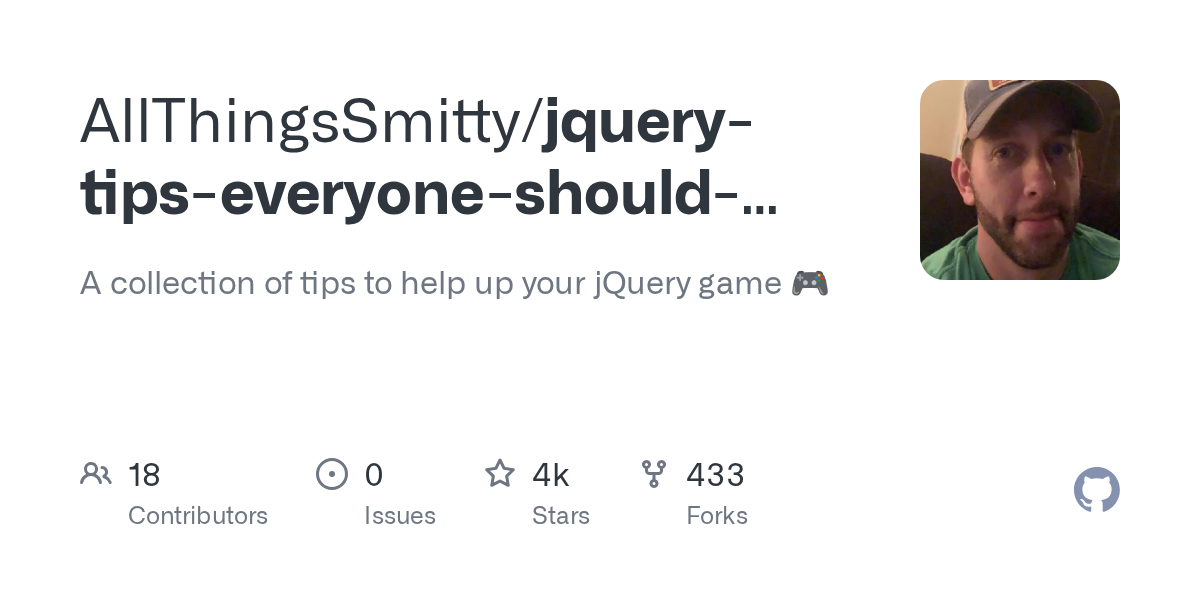 AllThingsSmitty/jquery-tips-everyone-should-know preview