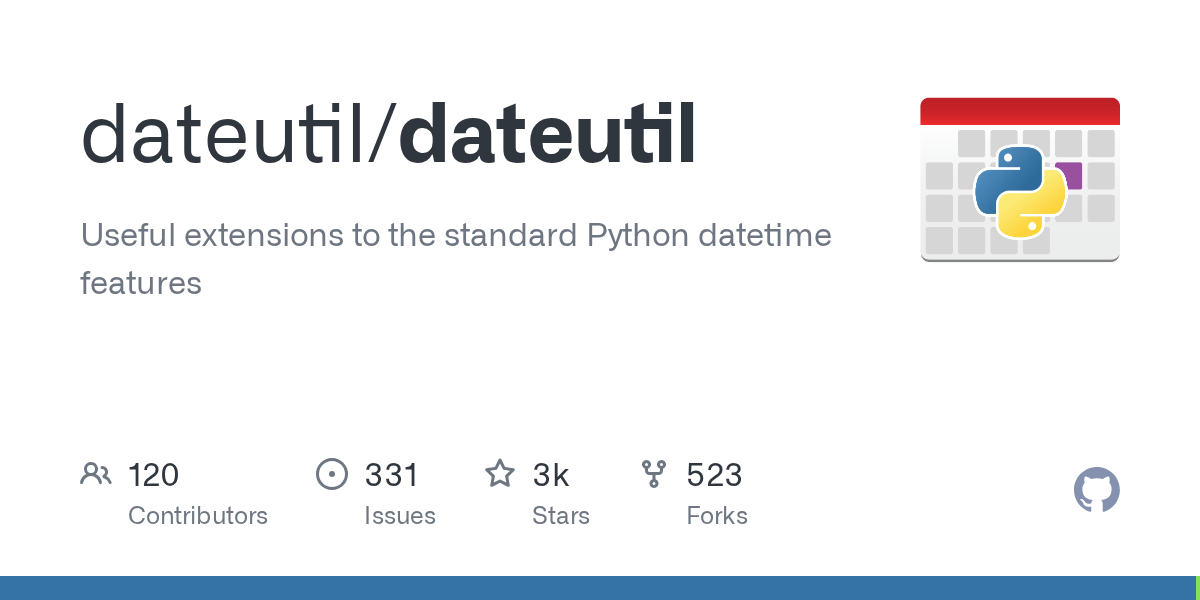 dateutil/dateutil preview