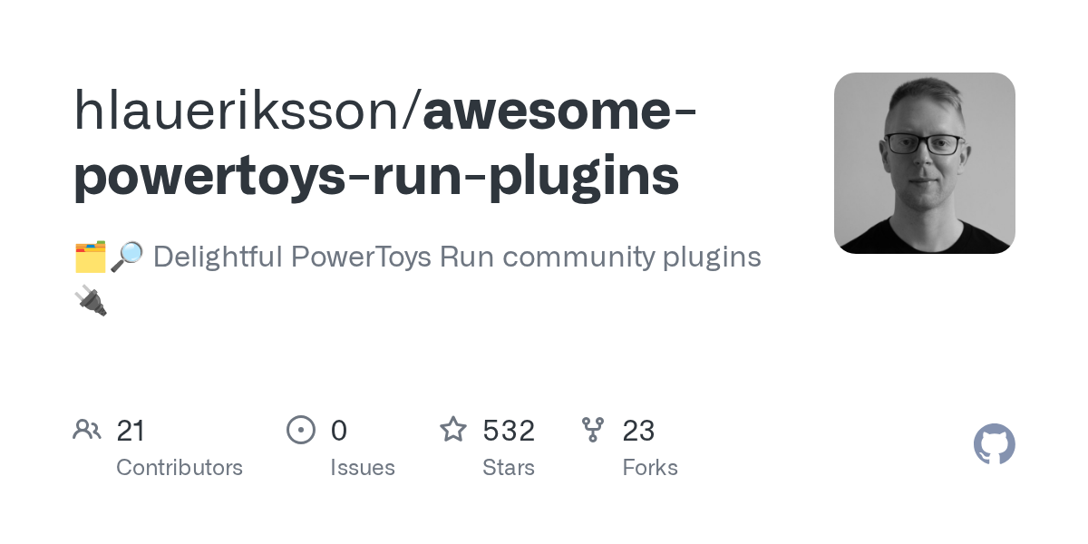 hlaueriksson/awesome-powertoys-run-plugins preview