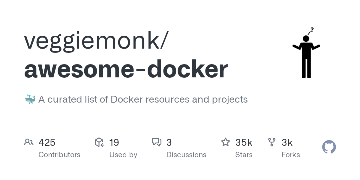 veggiemonk/awesome-docker preview