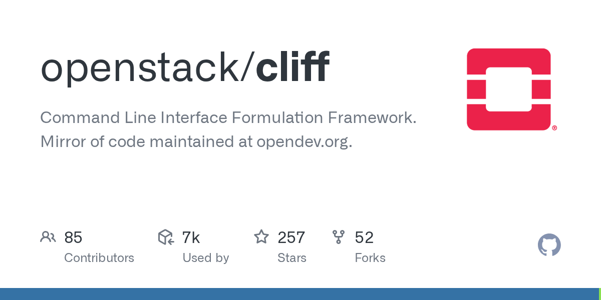 openstack/cliff preview