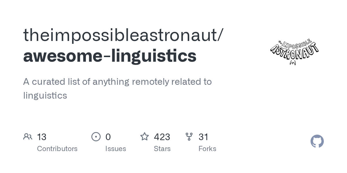 theimpossibleastronaut/awesome-linguistics preview