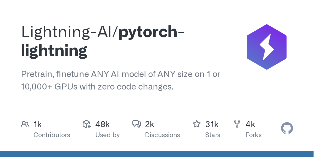 Lightning-AI/pytorch-lightning preview