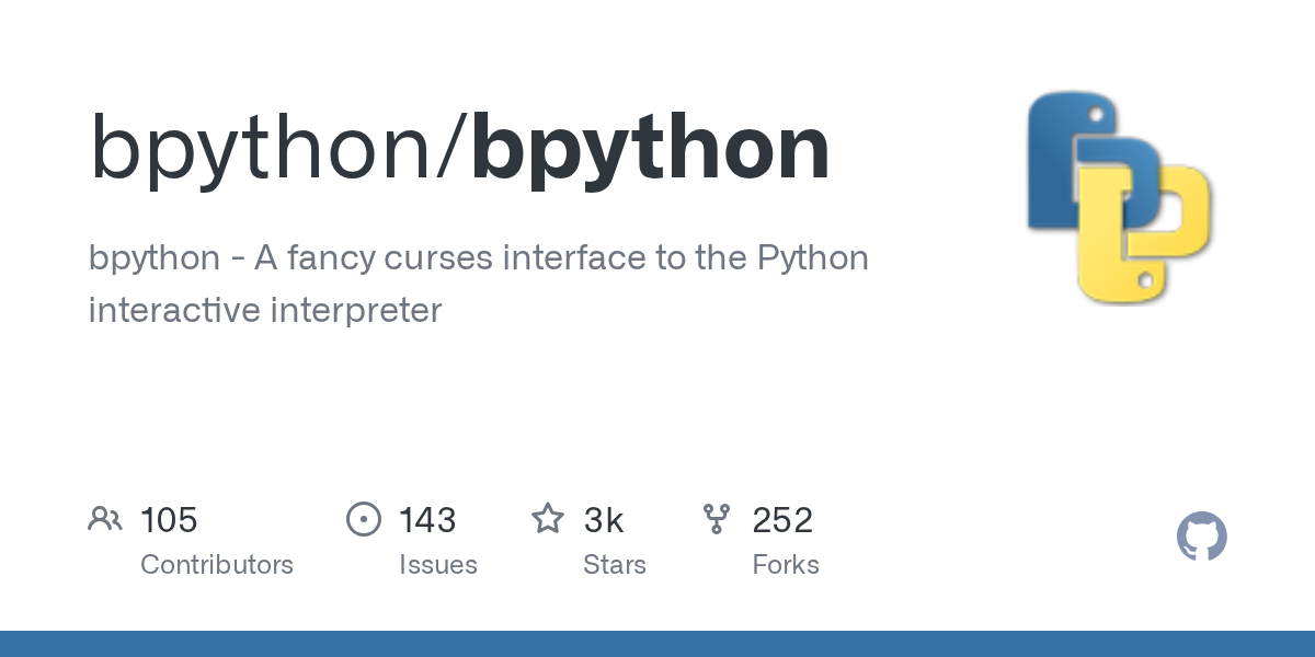 bpython/bpython preview