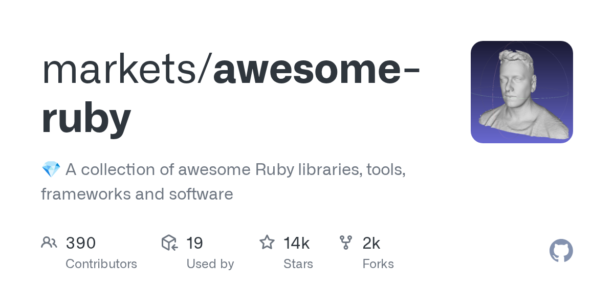 markets/awesome-ruby preview
