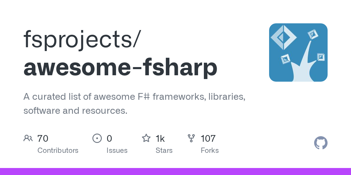 fsprojects/awesome-fsharp preview