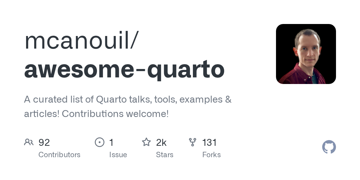 mcanouil/awesome-quarto preview