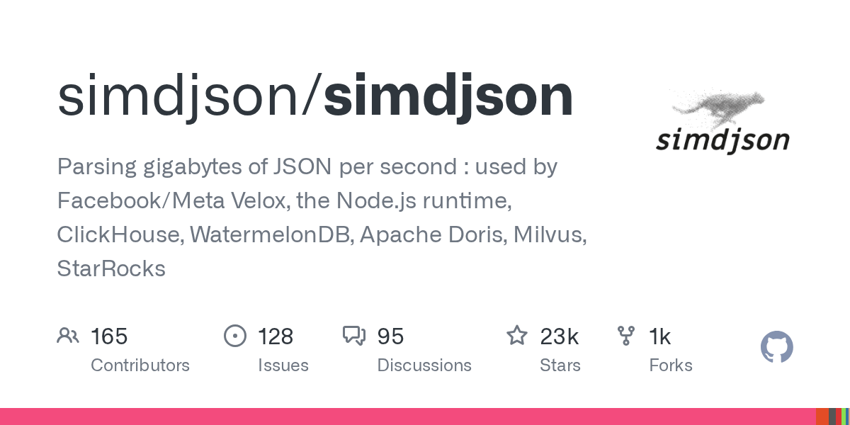 simdjson/simdjson preview