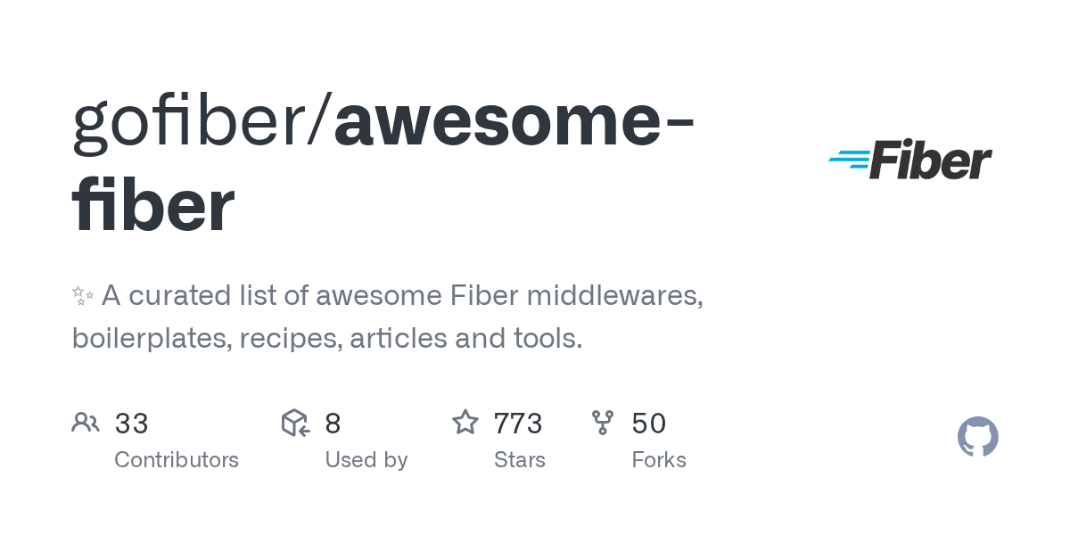 gofiber/awesome-fiber preview