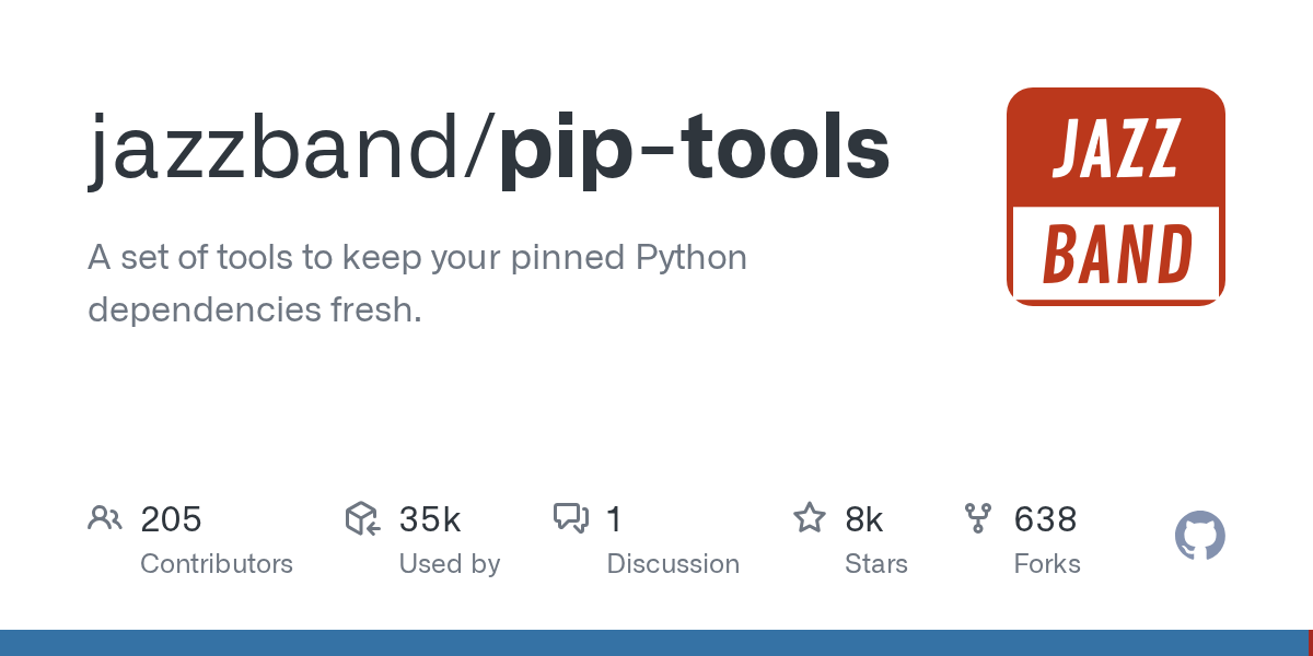 jazzband/pip-tools preview