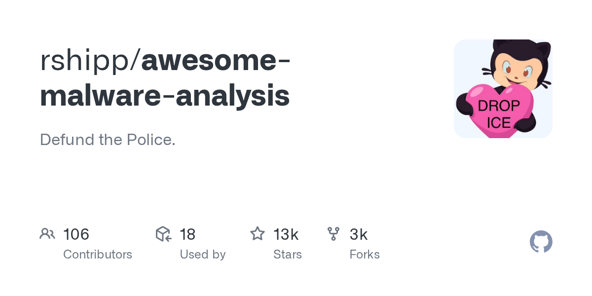 rshipp/awesome-malware-analysis preview