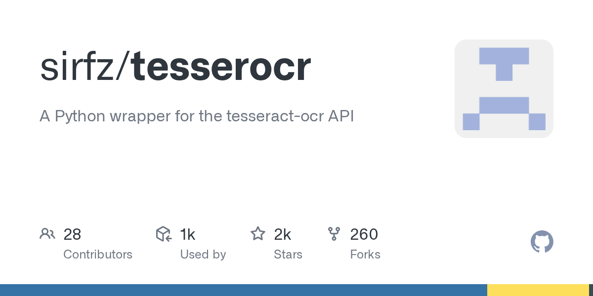 sirfz/tesserocr preview