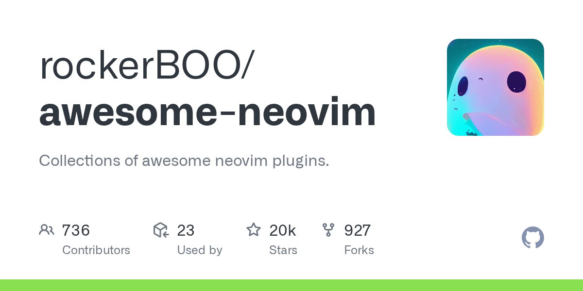 rockerBOO/awesome-neovim preview