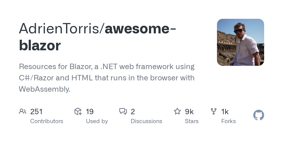 AdrienTorris/awesome-blazor preview
