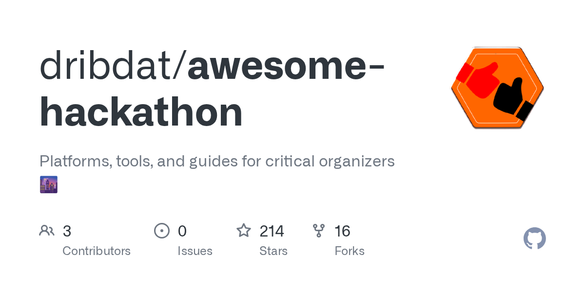 dribdat/awesome-hackathon preview