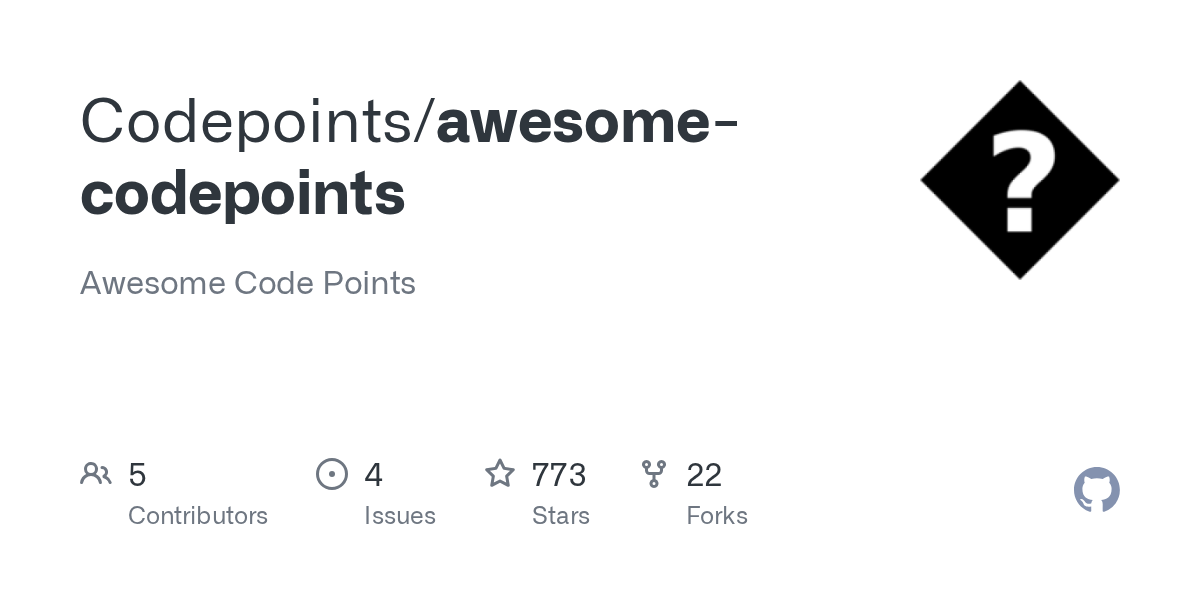 Codepoints/awesome-codepoints preview