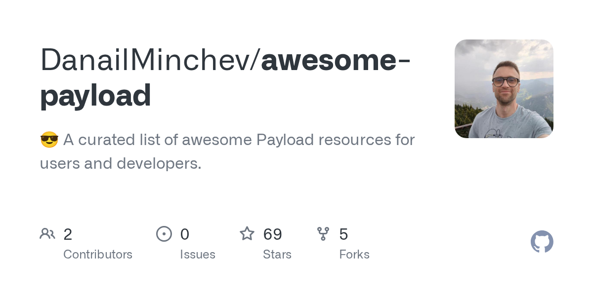 DanailMinchev/awesome-payload preview
