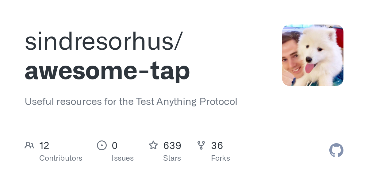sindresorhus/awesome-tap preview