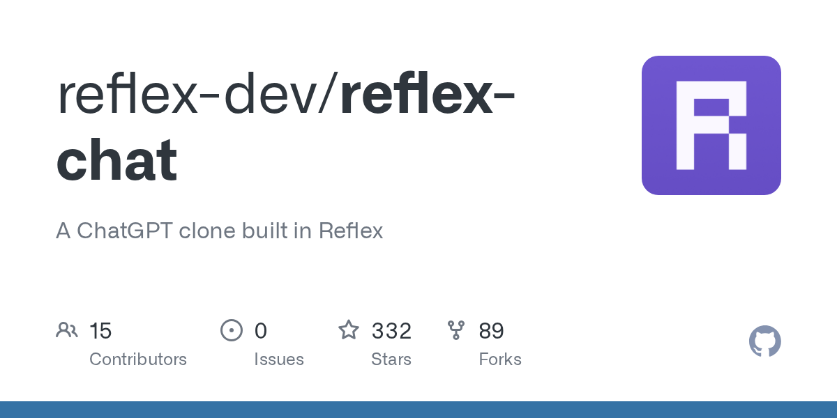 reflex-dev/reflex-chat preview