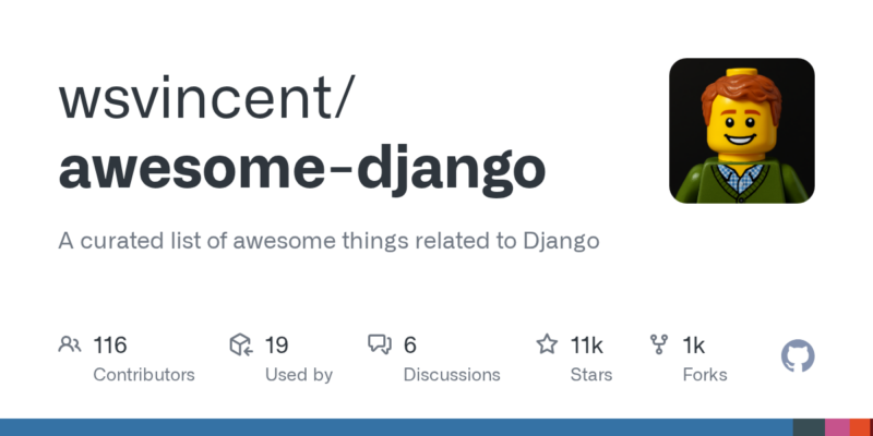 wsvincent/awesome-django 源码下载_部署教程_开源项目-源码站