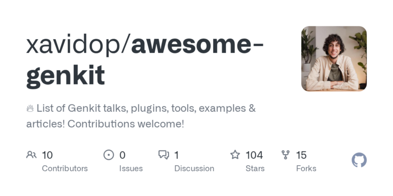 xavidop/awesome-genkit 源码下载与部署教程-源码站