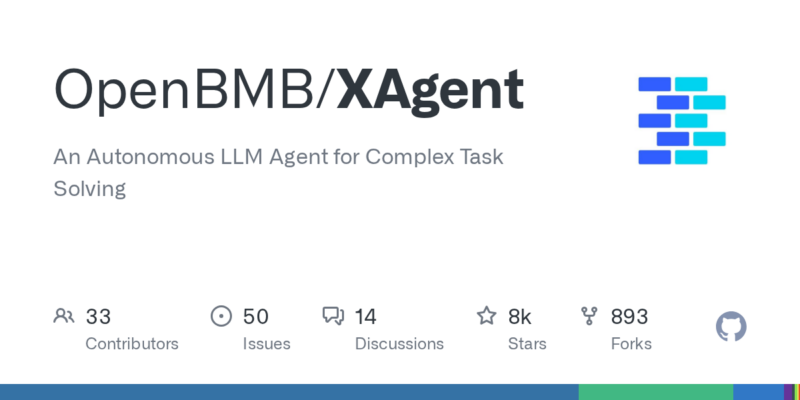 OpenBMB/XAgent 源码下载_部署教程_源码站-源码站