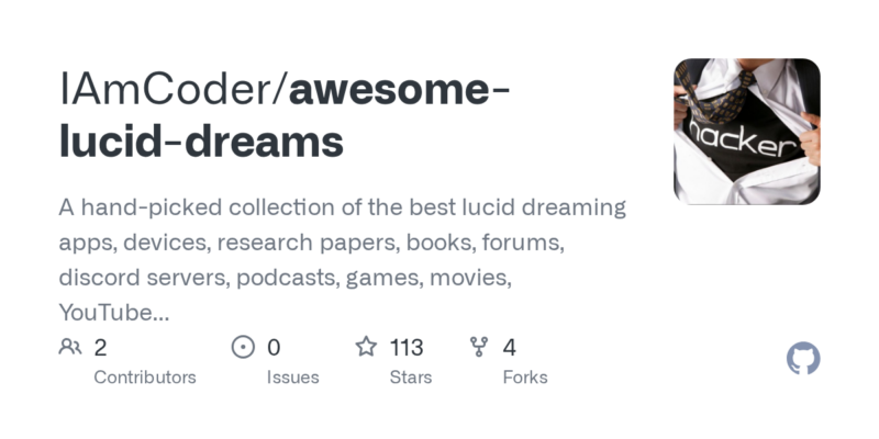 IAmCoder/awesome-lucid-dreams 源码下载与部署教程-源码站