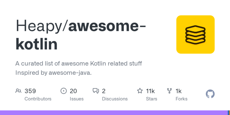 Heapy/awesome-kotlin 源码下载与部署教程-源码站