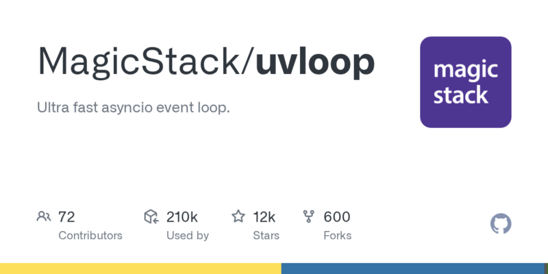 MagicStack/uvloop 源码下载与部署教程-源码站