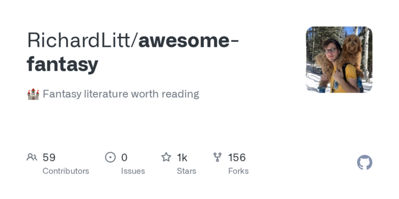 RichardLitt/awesome-fantasy 源码下载与部署教程-源码站