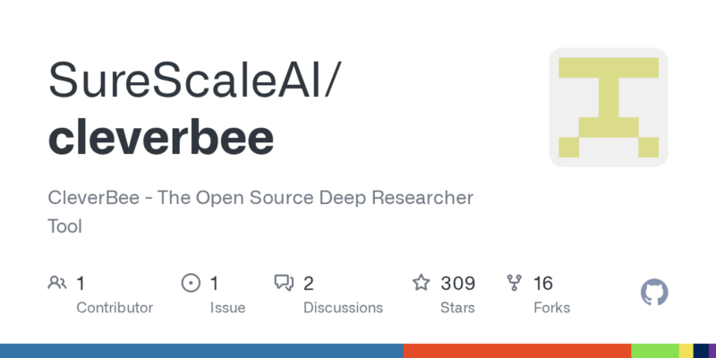 SureScaleAI/cleverbee 源码下载_部署教程_源码站-源码站
