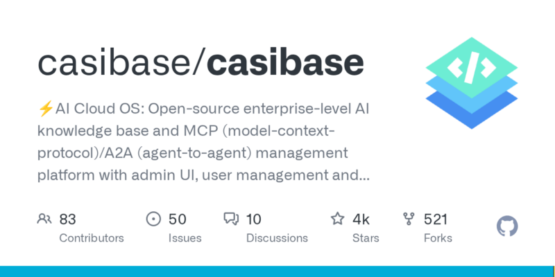 casibase/casibase 源码下载与部署教程-源码站