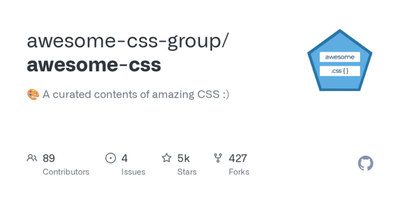 awesome-css-group/awesome-css 源码下载与部署教程-源码站