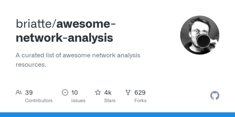 briatte/awesome-network-analysis 源码下载_部署教程_开源项目-源码站