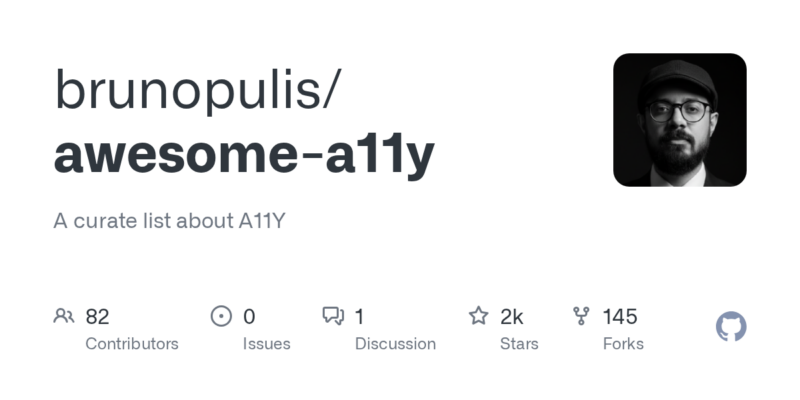 brunopulis/awesome-a11y 源码下载与部署教程-源码站