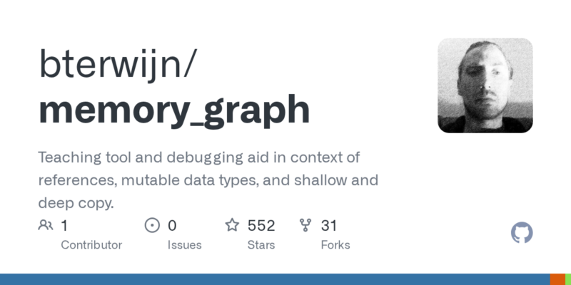 bterwijn/memory_graph 源码下载与部署教程-源码站
