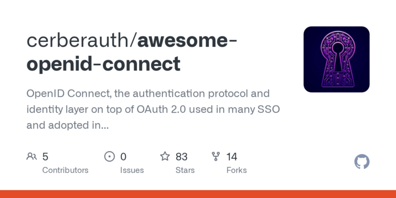 cerberauth/awesome-openid-connect 源码下载_部署教程_开源项目-源码站