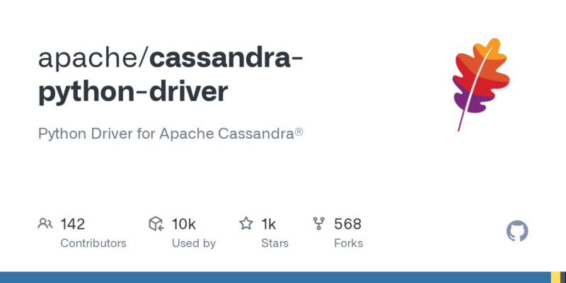 apache/cassandra-python-driver 源码下载与部署教程-源码站