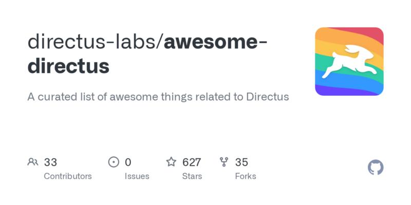 directus-labs/awesome-directus 源码下载与部署教程-源码站