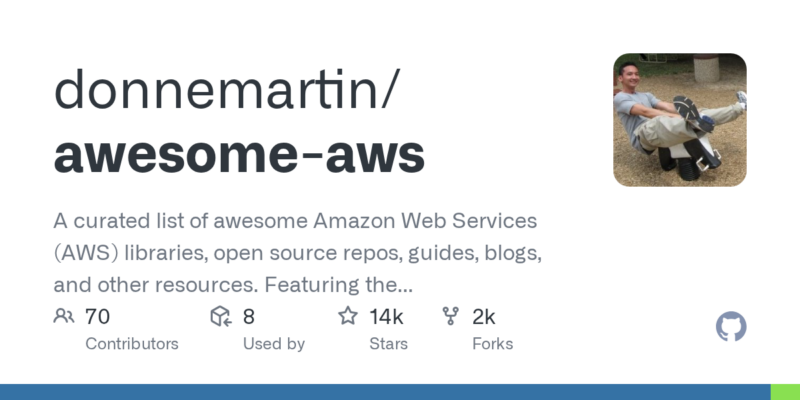donnemartin/awesome-aws 源码下载与部署教程-源码站