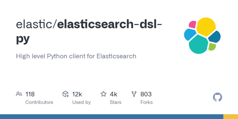 elastic/elasticsearch-dsl-py 源码下载_部署教程_开源项目-源码站