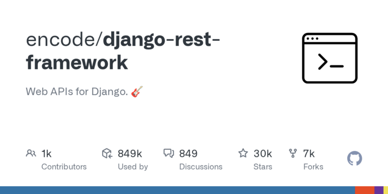 encode/django-rest-framework 源码下载_部署教程_开源项目-源码站