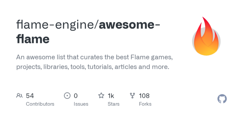 flame-engine/awesome-flame 源码下载与部署教程-源码站